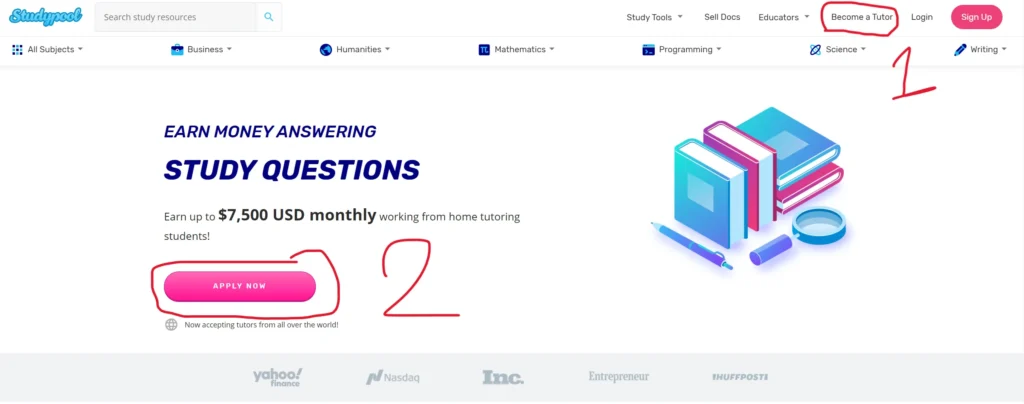 أفضل طرق الربح من موقع Studypool أربح 7500 دولار شهرياً طريقة التسجيل في موقع Studypool