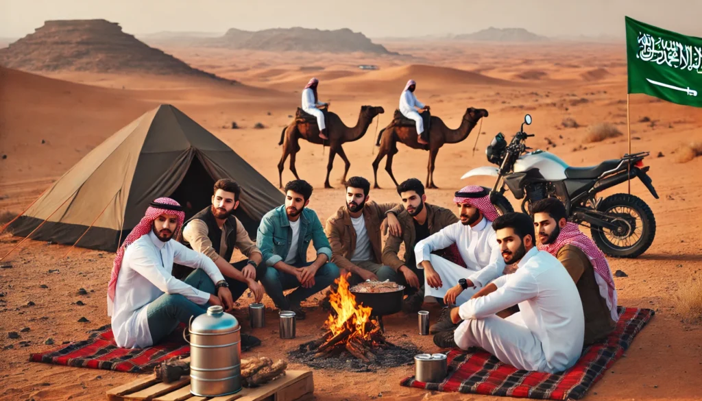 أفضل 32 فكرة مشاريع صغيرة في السعودية تناسب جميع الفئات 2025 مشروع رحلات البر والكشتات في السعودية