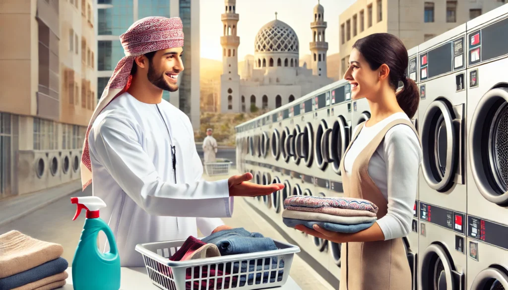 25 فكرة مشروع من أفضل مشاريع مربحة وناجحة في سلطنة عمان 2025 مشروع خدمات تنظيف الملابس