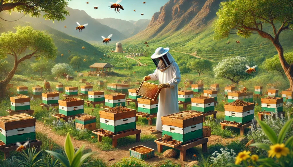 25 فكرة مشروع من أفضل مشاريع مربحة وناجحة في سلطنة عمان 2025 مشروع منحل (عسل النحل)