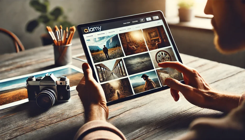 12 موقع من افضل مواقع بيع الصور لربح المال بسرعة وسهولة 2025 موقع Alamy