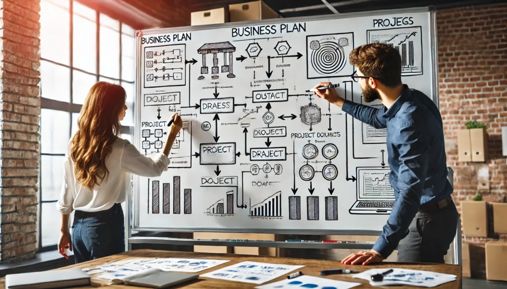 كيفية فتح مشروع ناجح في 4 خطوات سهلة وبسيطة في 2025 وضع خطة عمل تفصيلية