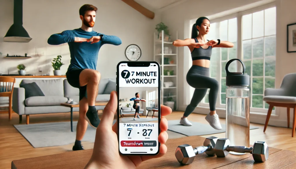 أفضل 15 برنامج تمارين رياضية للايفون مجاناً لعام 2025 Seven 7 Minute Workout