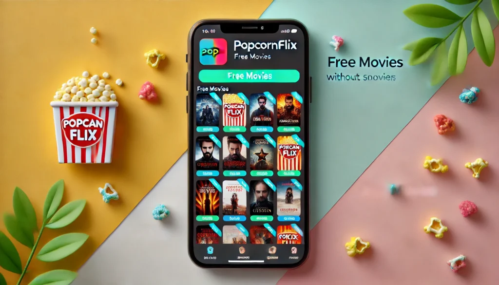 10 تطبيقات من أفضل برنامج مشاهدة الافلام بدون نت للايفون لعام 2025 برنامج Popcornflix