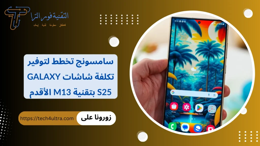 سامسونج تخطط لتوفير تكلفة شاشات Galaxy S25 بتقنية M13 الأقدم