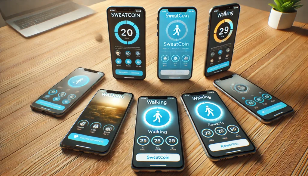 الربح من تطبيق المشي Sweatcoin | دليل شامل لتحويل خطواتك لمكافآت 2025 الربح من تطبيق المشي Sweatcoin