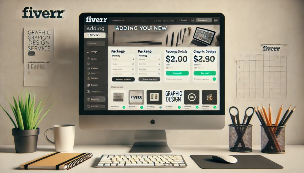 شرح موقع فايفر Fiverr: خطوات التسجيل والربح من العمل الحر 2025 طريقة إضافة خدماتك على فايفر