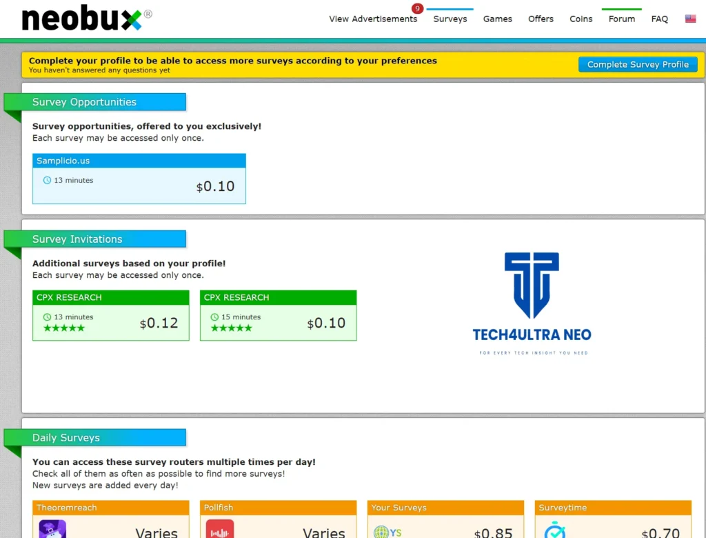 كيفية الربح من موقع NeoBux بطرق مجربة وفعالة في 2025 موقع NeoBux 3